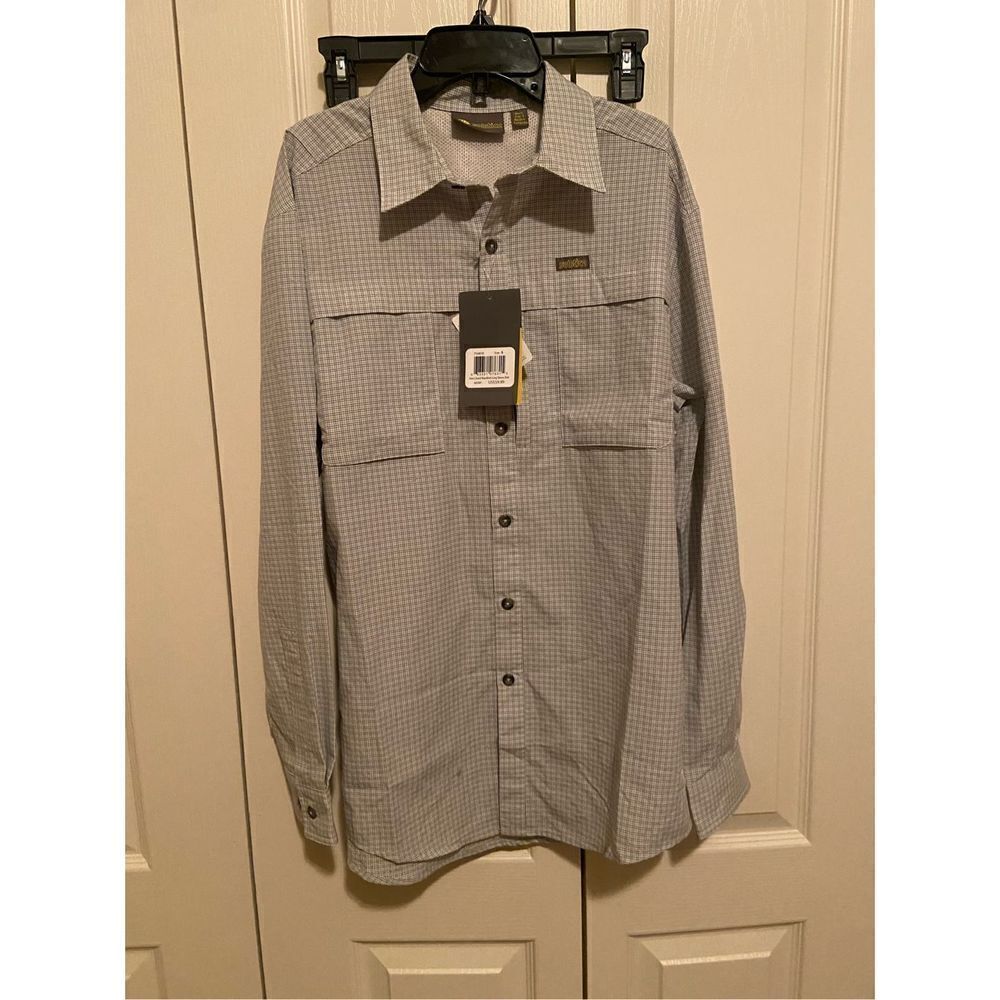 Solstice Mens long sleeve button up S